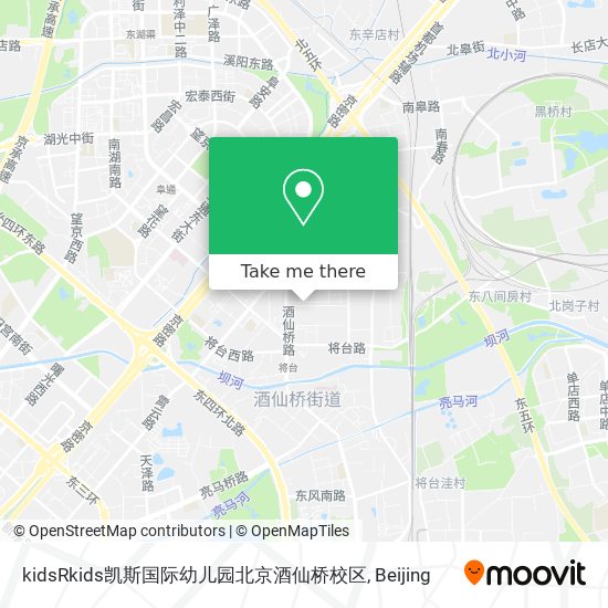 kidsRkids凯斯国际幼儿园北京酒仙桥校区 map