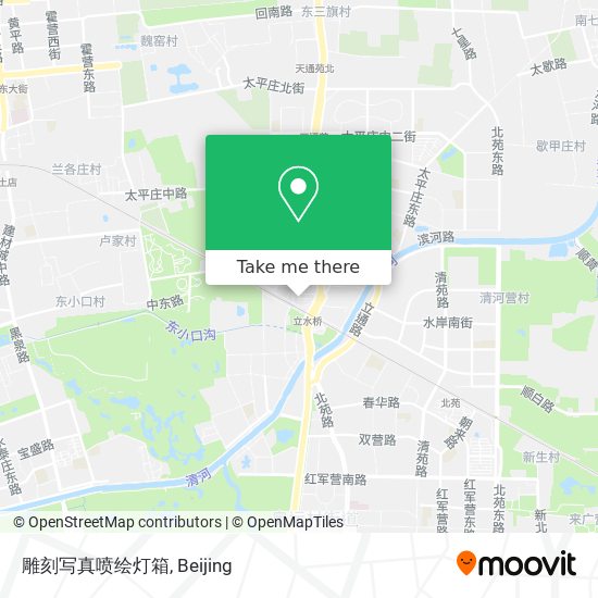 雕刻写真喷绘灯箱 map