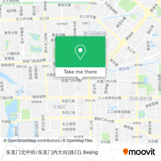 东直门北中街/东直门内大街(路口) map