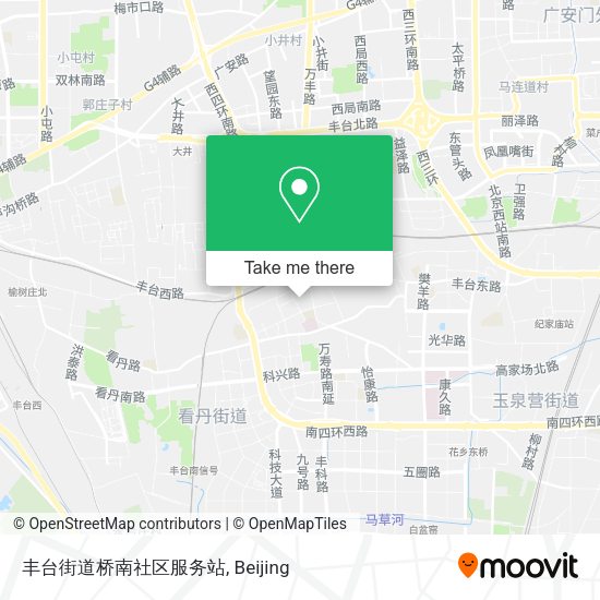 丰台街道桥南社区服务站 map