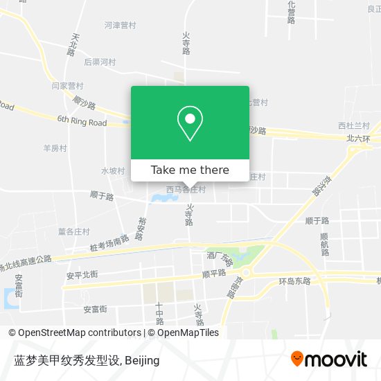 蓝梦美甲纹秀发型设 map