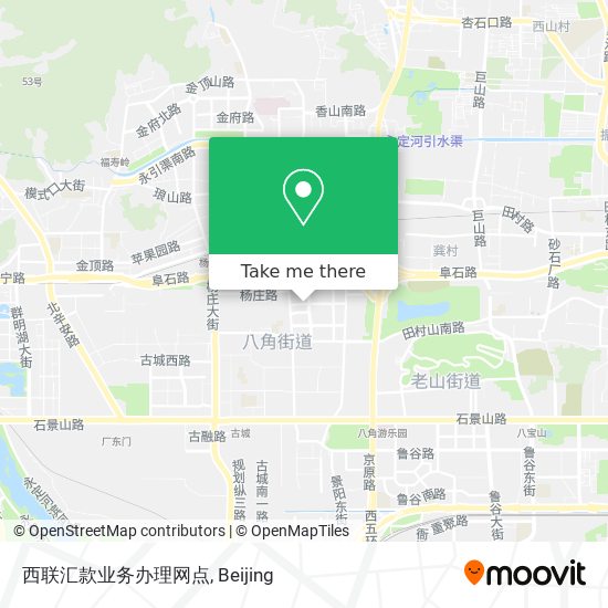 西联汇款业务办理网点 map