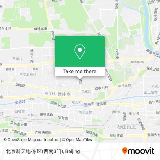 北京新天地-东区(西南3门) map
