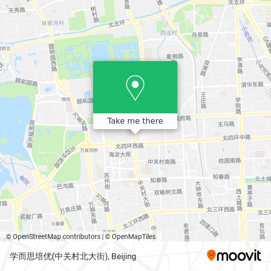 学而思培优(中关村北大街) map