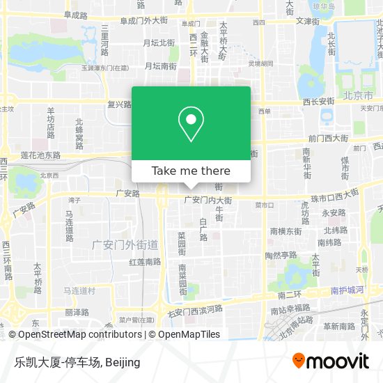 乐凯大厦-停车场 map