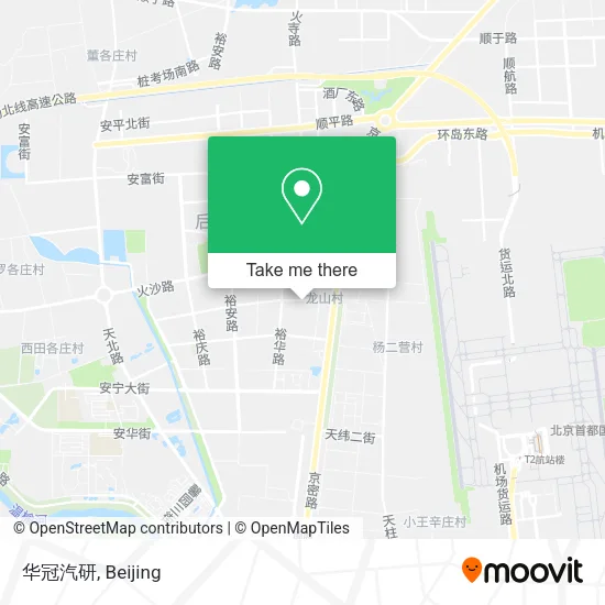 华冠汽研 map