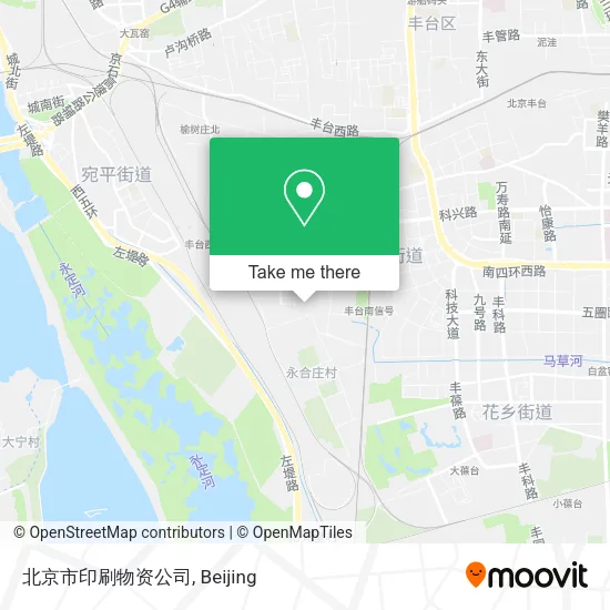 北京市印刷物资公司 map