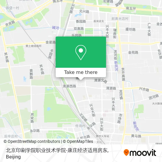 北京印刷学院职业技术学院-康庄经济适用房东 map