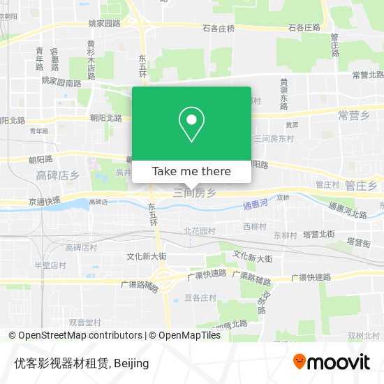 优客影视器材租赁 map