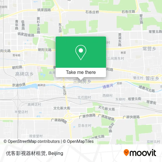 优客影视器材租赁 map
