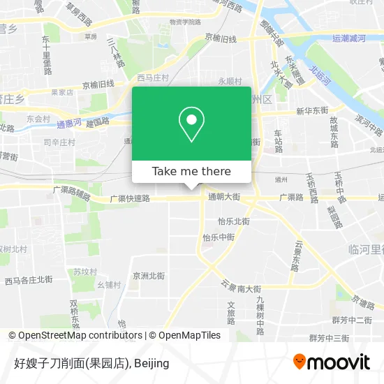 好嫂子刀削面(果园店) map