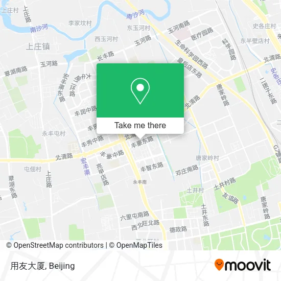 用友大厦 map