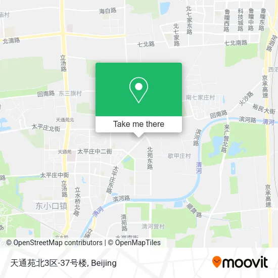 天通苑北3区-37号楼 map