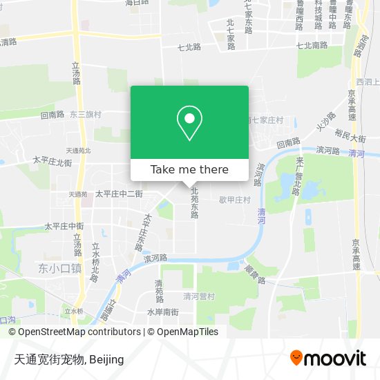 天通宽街宠物 map