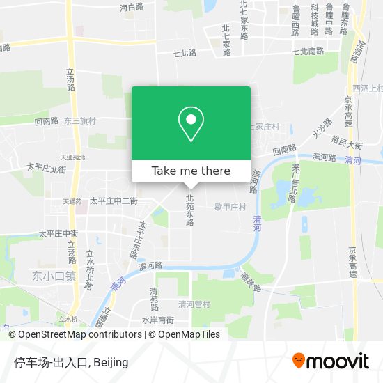 停车场-出入口 map
