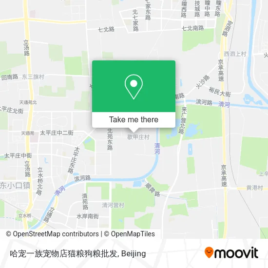 哈宠一族宠物店猫粮狗粮批发 map