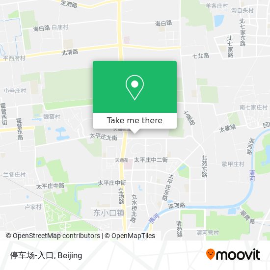 停车场-入口 map
