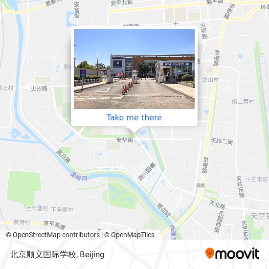 北京顺义国际学校 map