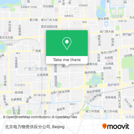 北京电力物资供应分公司 map
