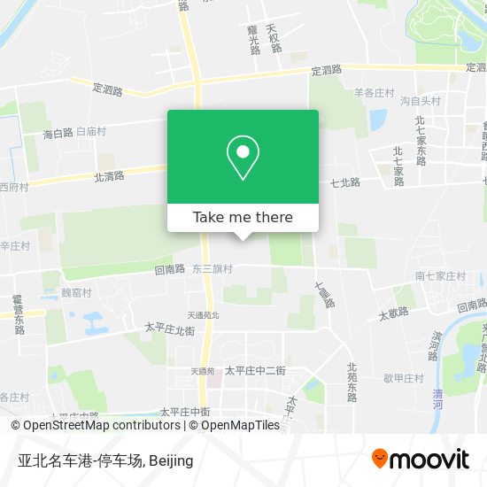 亚北名车港-停车场 map