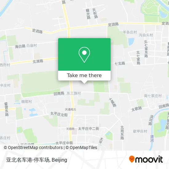 亚北名车港-停车场 map