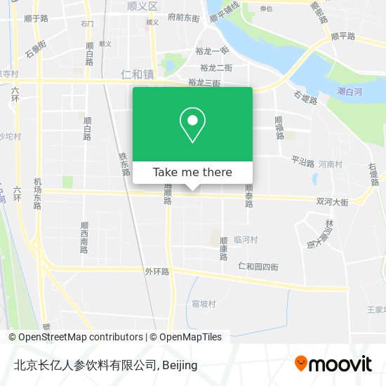 北京长亿人参饮料有限公司 map