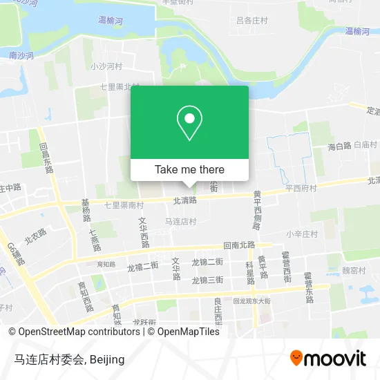 马连店村委会 map