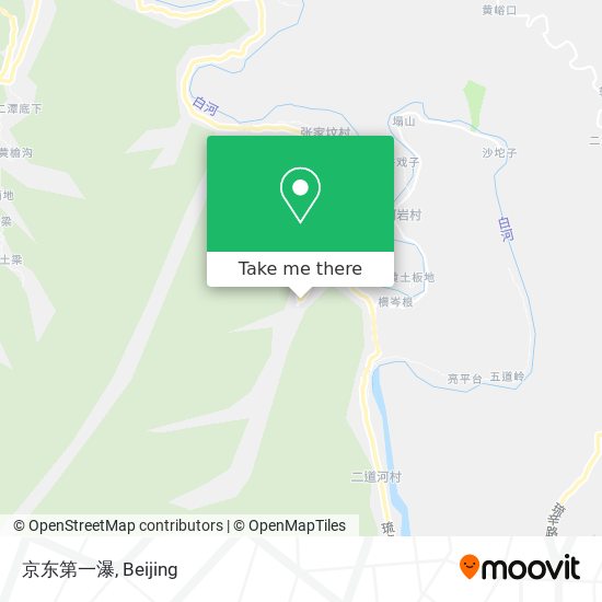 京东第一瀑 map