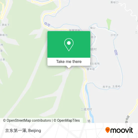 京东第一瀑 map
