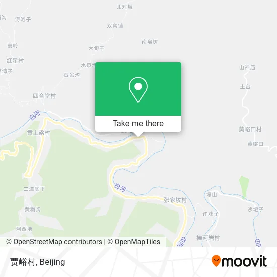 贾峪村 map