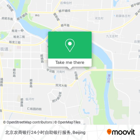北京农商银行24小时自助银行服务 map