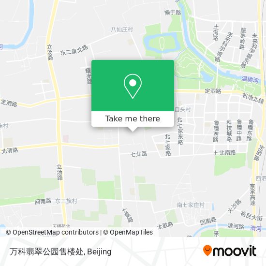 万科翡翠公园售楼处 map