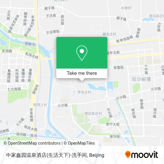 中家鑫园温泉酒店(生活天下)-洗手间 map