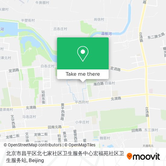 北京市昌平区北七家社区卫生服务中心宏福苑社区卫生服务站 map