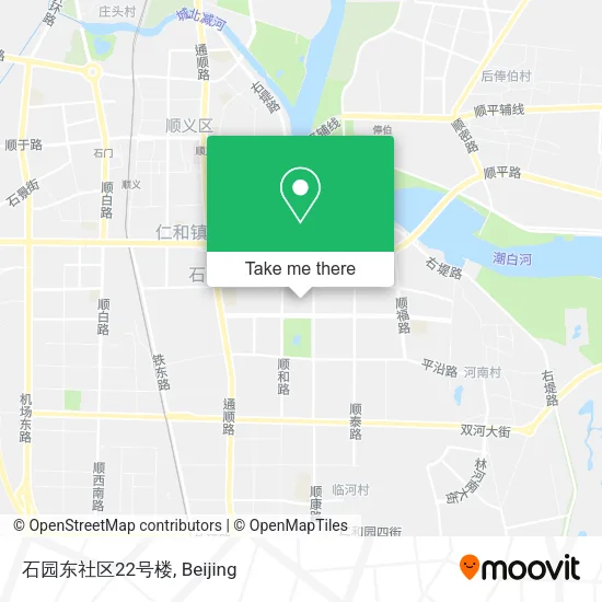 石园东社区22号楼 map