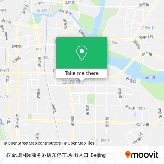 权金城国际商务酒店东停车场-出入口 map