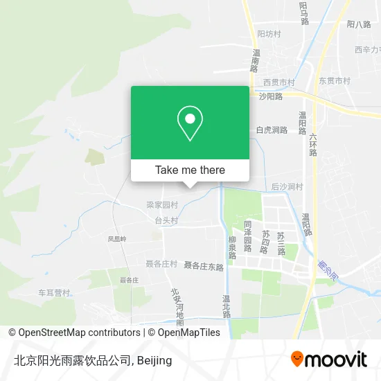 北京阳光雨露饮品公司 map