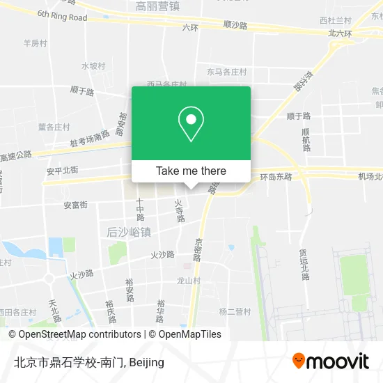 北京市鼎石学校-南门 map
