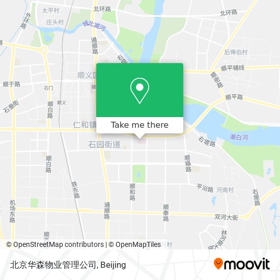 北京华森物业管理公司 map
