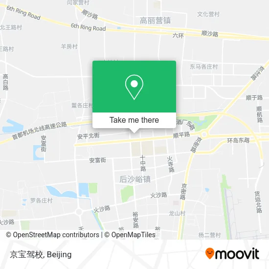 京宝驾校 map