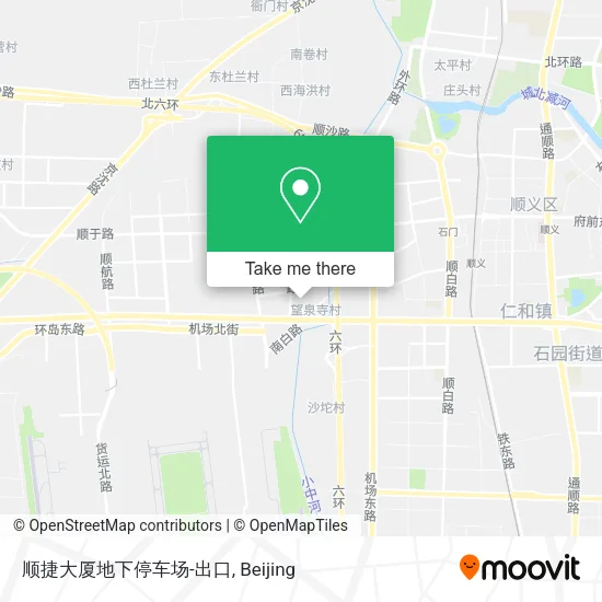 顺捷大厦地下停车场-出口 map