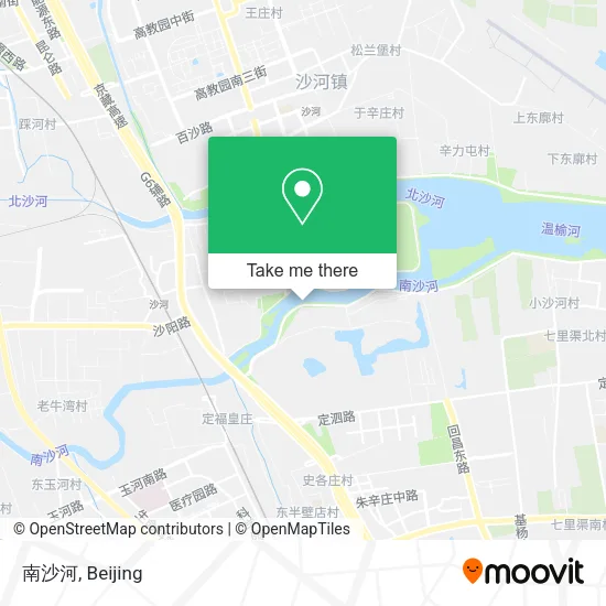 南沙河 map