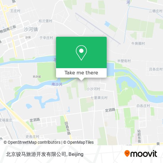 北京骏马旅游开发有限公司 map