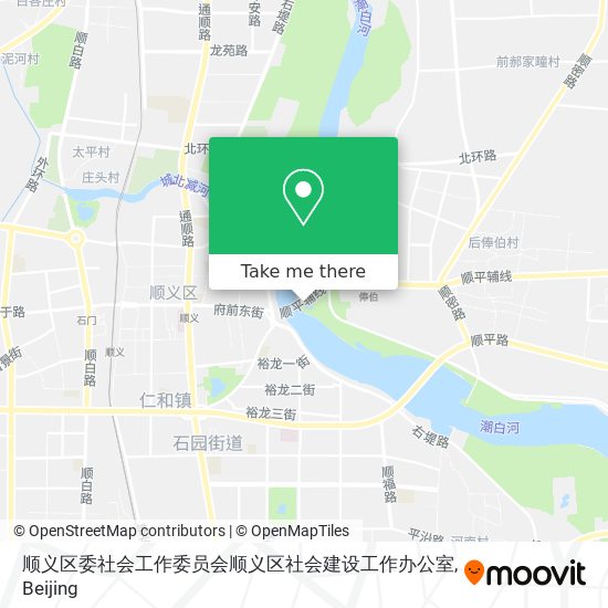 顺义区委社会工作委员会顺义区社会建设工作办公室 map