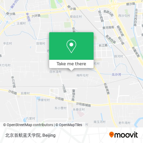 北京首航蓝天学院 map