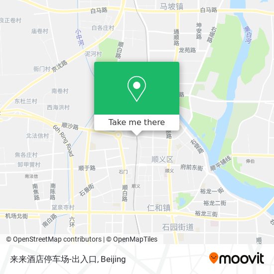来来酒店停车场-出入口 map