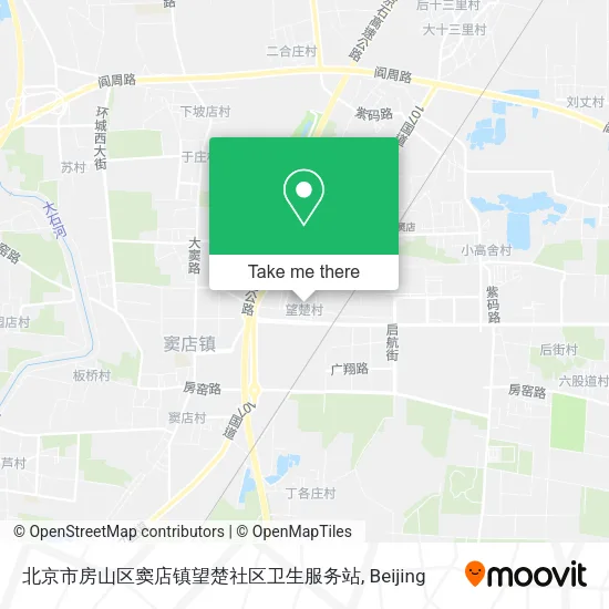 北京市房山区窦店镇望楚社区卫生服务站 map