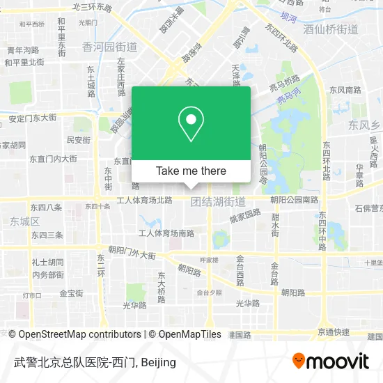 武警北京总队医院-西门 map
