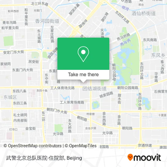 武警北京总队医院-住院部 map