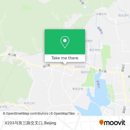 X203与良三路交叉口 map
